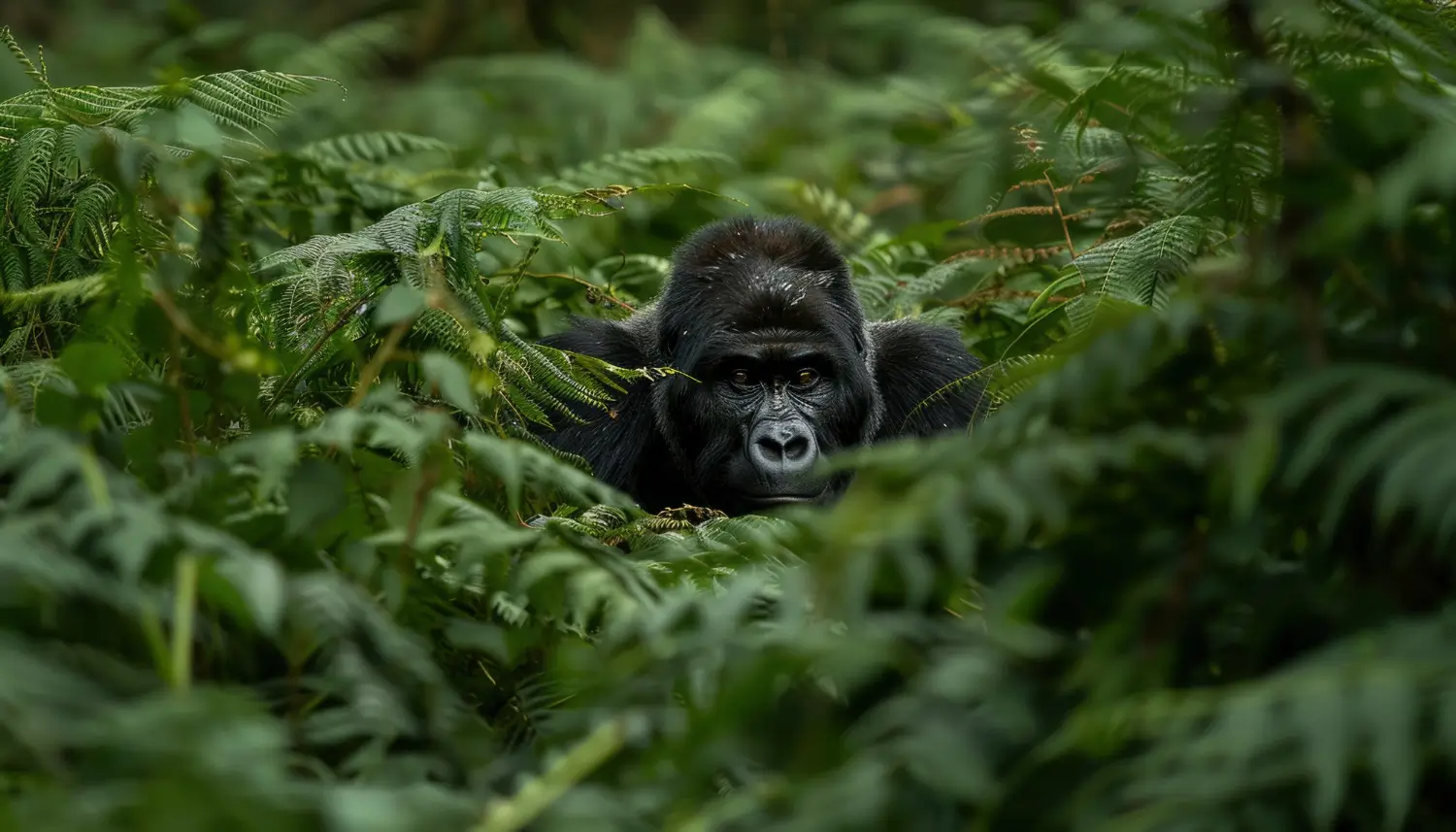 Gorilla trekking